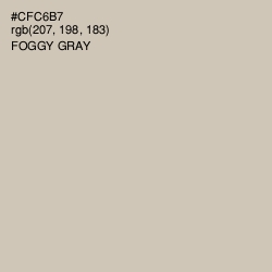 #CFC6B7 - Foggy Gray Color Image
